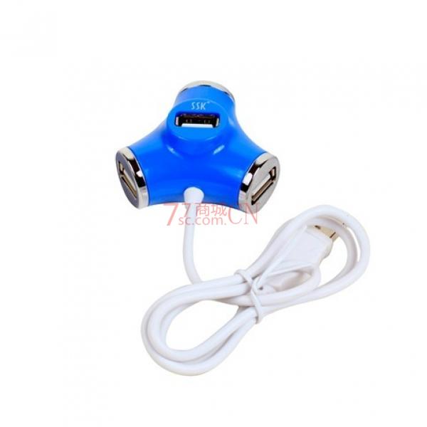 SSK/飚王 水管 SHU012 USB HUB 一拖四 4口USB分线器 0.6米