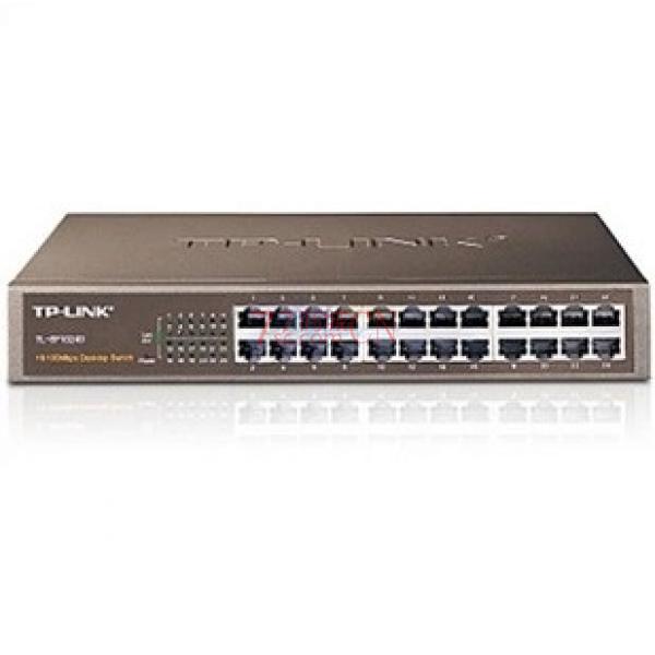 TP-LINK TL-SF1024D 24口百兆交换机百兆桌面交换机 13英寸