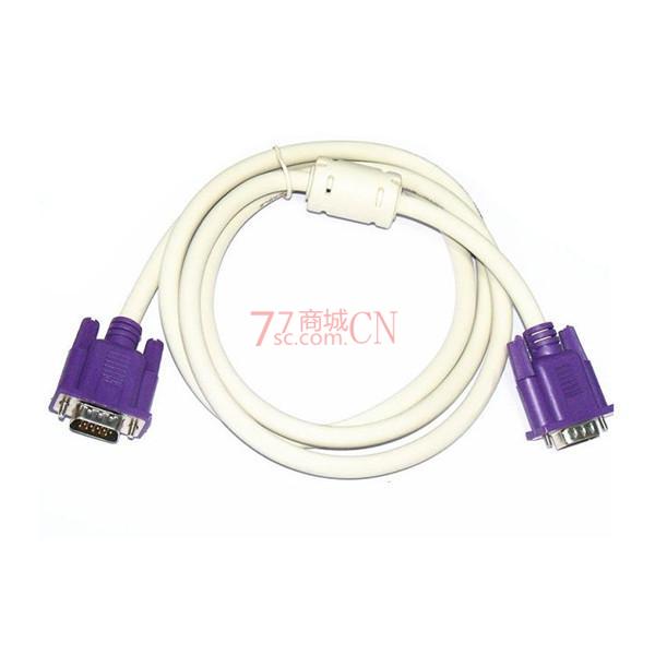 VGA线 网都 贝吉色（3+5） 1.5米 电脑/电视/投影仪 VGA接口专用