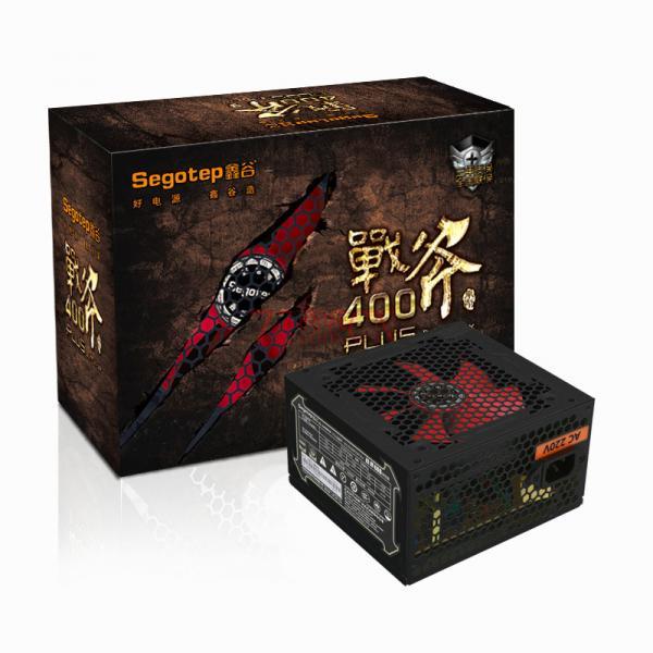 鑫谷电源 战斧400工包额定300W峰值400W（12CM大风扇/智能温控/节能式E-PFC）