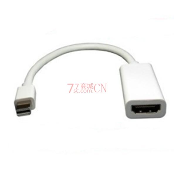 MINI DP-HDMI 转接线 苹果air Mac pro笔记本电脑与显示器电视连接线 迷你DP转HDMI接口