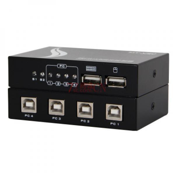 迈拓维矩 MT-KM104-U 1控4 鼠标键盘同步器 游戏同步控制器 USB