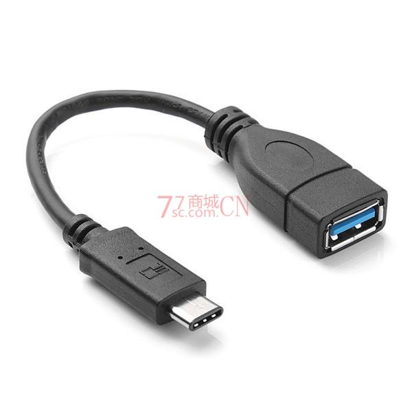 TYPE-C USB OTG数据转接线 安卓手机数据线 连接游戏手柄 U盘 10cm