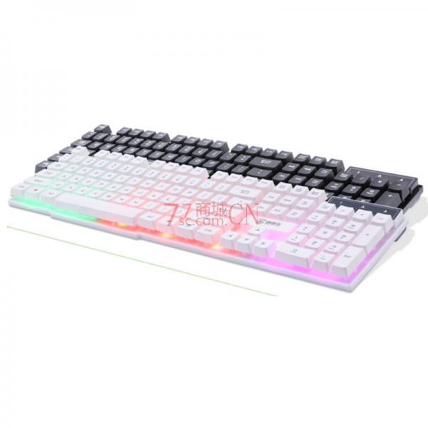德意龙 DY-K805发光键盘 USB有线家用办公用台式机笔记本电脑通用键盘
