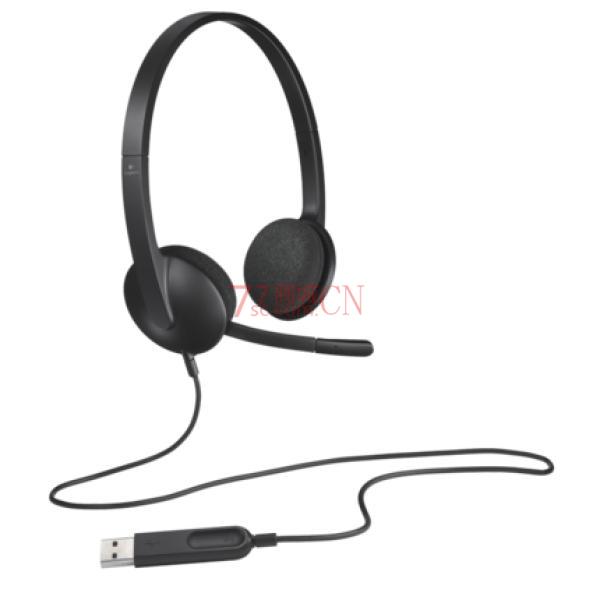 Logitech/罗技 H340笔记本台式电脑耳机头戴式有线耳麦调节麦克风（注意：此产品售出不退不换 正常售后）