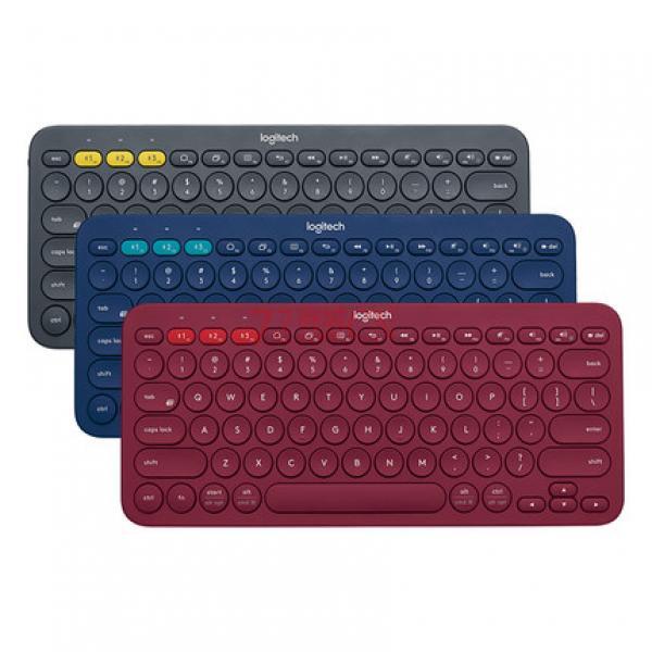Logitech/罗技K380无线蓝牙键盘苹果ipad mini平板air23安卓小米手机surface电脑笔记本MAC静音复古女生小键盘(此产品不退不换 正常售后 ）