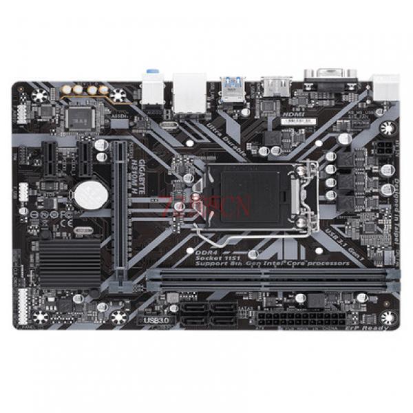 Gigabyte/技嘉 H310M-H 主板DDR4 台式机电脑MATX游戏小板全新盒装 支持8代i3/i5处理器 HDMI（翻新主板 质保3年）