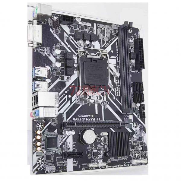 Gigabyte/技嘉B365M-D2VX SI 八代工包网吧版 持8代CPU I7 8700 1151针 DVI接口 支持WIN7（WIN7系统需安装独立显卡）M.2 （翻新主板）