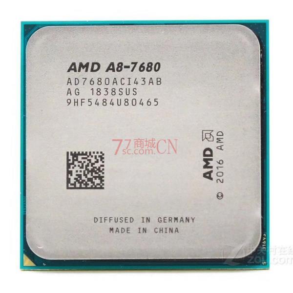 AMD A8-7680 散片 CPU FM2＋四核 3.5G APU 媲美A8-7650K R7集显 A68主板