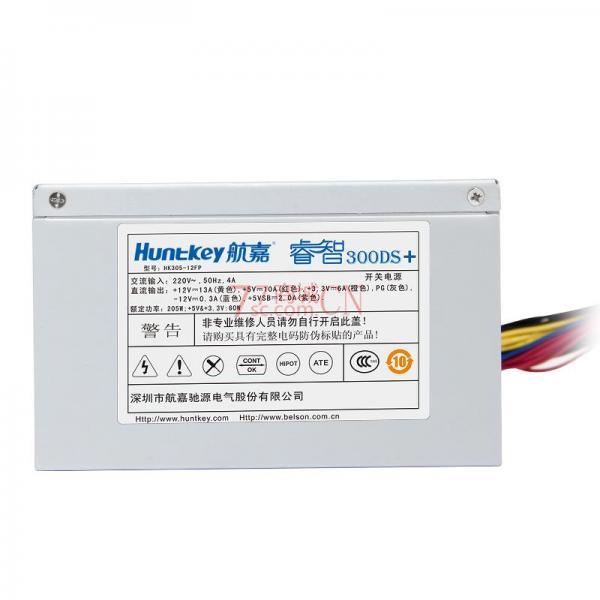 Huntkey/航嘉 睿智330DS 额定200W 大风扇散热静音台式机电脑电源（工包版）