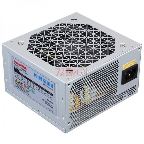 长城神威电源GW-6000SW 500W游戏电源 台式机电脑静音电源 宽电压 背板走线（工包）