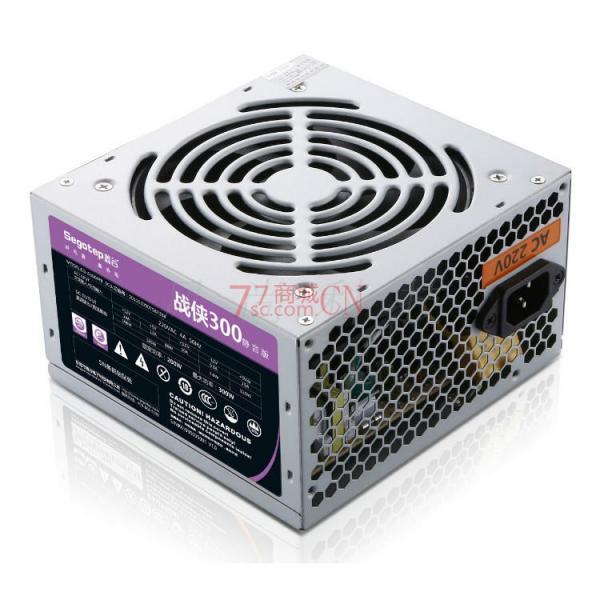 鑫谷战侠300 额定200W 台式机电脑ATX电源/被动式静音式/节能温控（工包版）