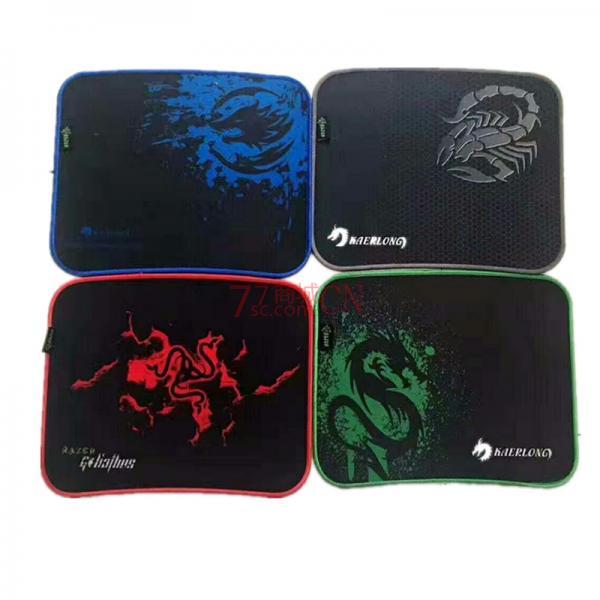 新款袋装密锁边磨砂垫 250*300*3MM  图案随机装