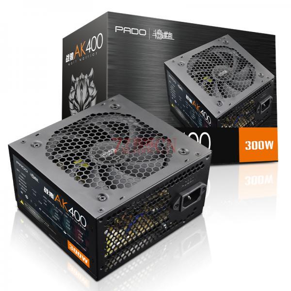爱国者 AK400 台式机电脑主机箱电源峰值400W额定300w静音