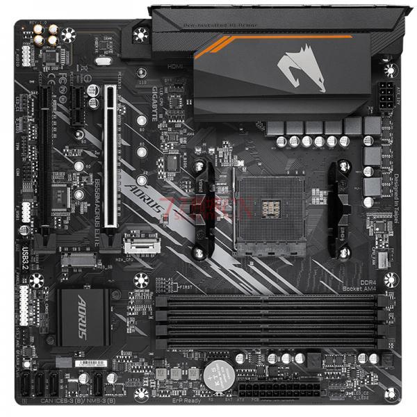 Gigabyte/技嘉B550M AORUS ELITE DDR4小雕主板支持3700X/3800X/3900X 双M.2接口