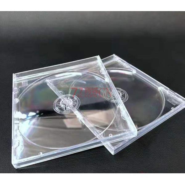 光面全透明PP软塑料CD DVD盒不易碎单片光盘盒单碟光碟壳收纳盒
