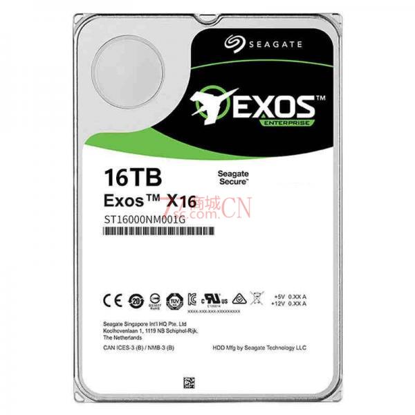 希捷 ST16000NM000J 16TB银河NAS企业级服务器机械硬盘sata3.5寸（行盘）