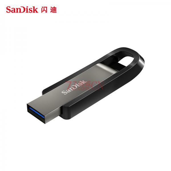 Sandisk闪迪256G固态商务U盘CZ810高速USB3.2金属 滑盖优盘 400M至尊极速