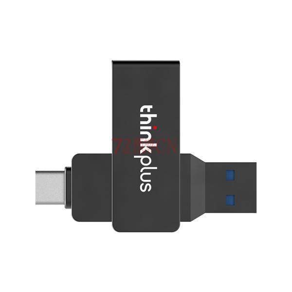 联想Thinkpad-plus双头U盘MU253 256G笔记本电脑手机两用优盘车载用迷你大容量Type-C接口