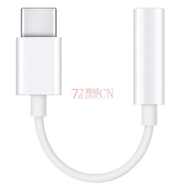 京华TYPE-C口转3.5耳机麦克接口 线长5CM 乐视口转耳机线