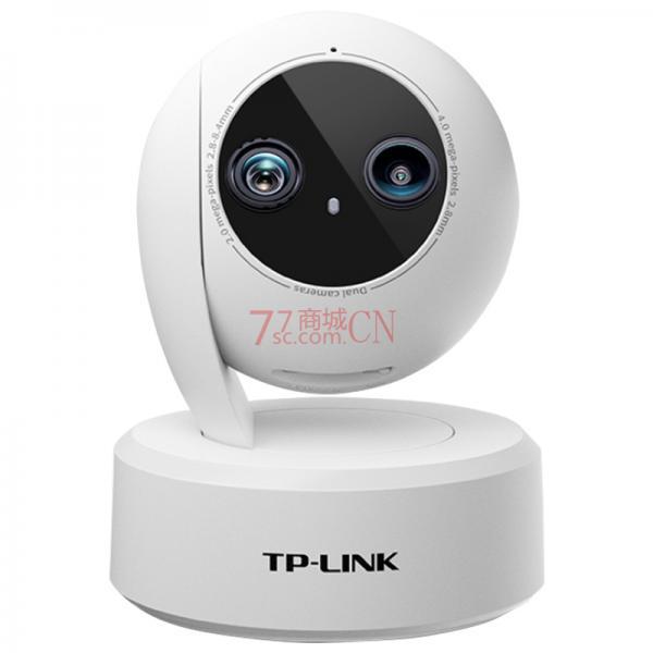 TP-LINK安防监控器IPC43AN-4 300万有线摄像头小型家用室内tplink无线摄像机手机远程实时语音360度全景夜视高清（订货，第二天到货）