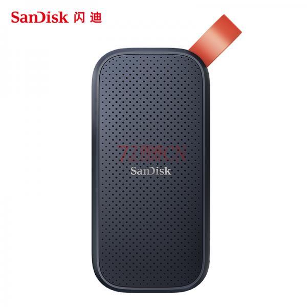闪迪E30移动固态硬盘1tb高速ssd固态移动硬盘typec接口手机内存苹果电脑usb外置扩容固态硬盘1tb迷你固态硬盘