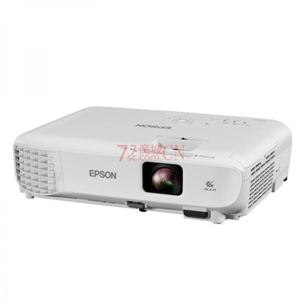EPSON爱普生CB-X06高清无线投影仪 办公投影机家用WIFI白天直投高清短焦投影商务办公学校教学培训会议1080p（京东售价3100元）