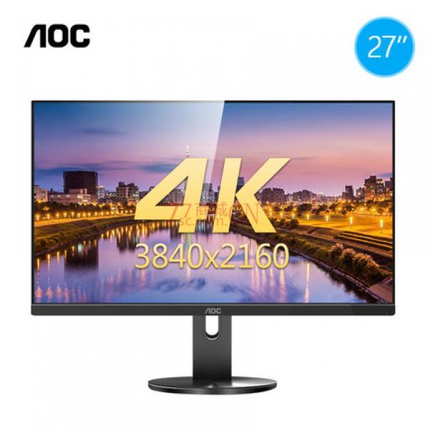 AOC U28G2U设计28英寸4K屏幕IPS摄影绘图P2U办公台式27电脑显示器
