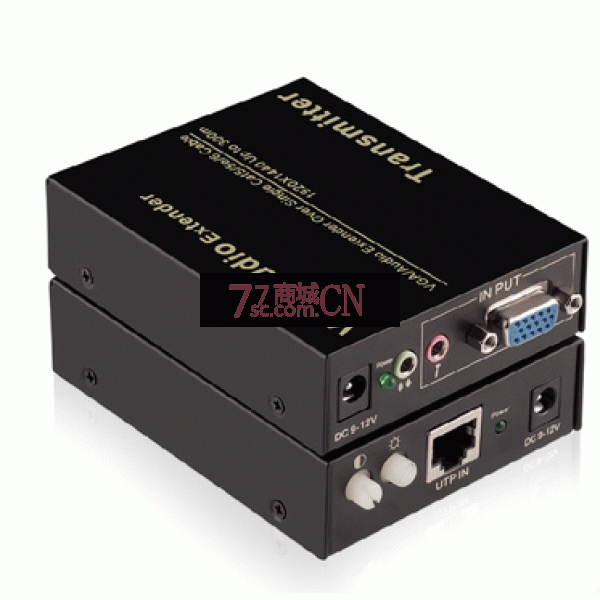 丰杰VY300 VGA音视频延长器300米 VGA转网线口延长信号放大器