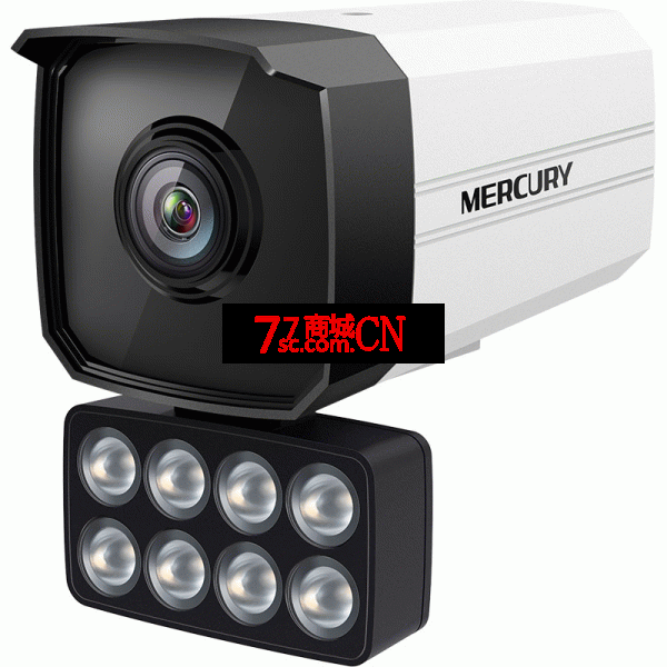 水星MIPC318W夜视全彩网络摄像机300万8灯高清室外防水远程摄像头