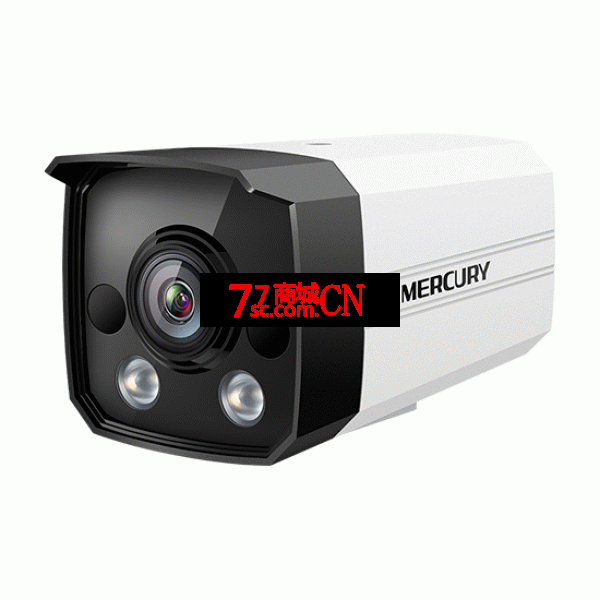 水星摄像头MIPC314W双光源智能全彩300万红外高清DC供电H265监控摄像机