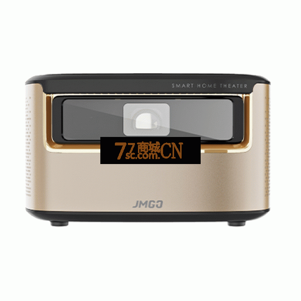 JMGO坚果黑胶K20全高清1080p支持 智能语音投影仪投影机（行业机 三年换 自带后台广告操作，线上价格5999元）