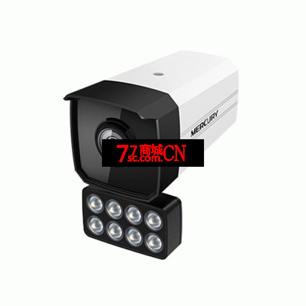 MERCURY/水星MIPC318PWB室外400万黑光全彩网络摄像头PoE安防监控