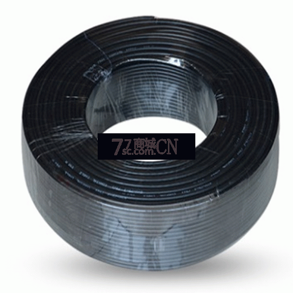 京华 RVVP屏蔽线2芯国标无氧铜屏蔽电源线RVVP 2*0.75GB(足200米) 国标线