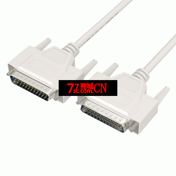 DB25针 共享线 并口打印机数据线连接线公对公1.5米