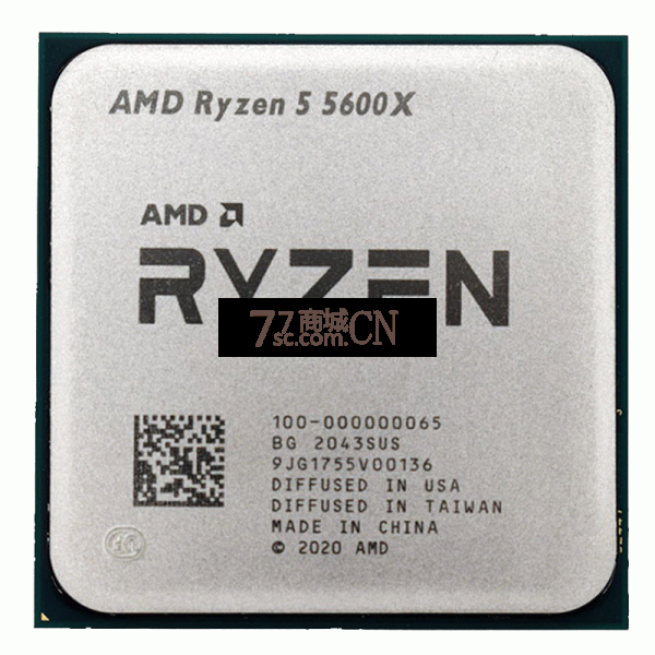 AMD散片R5 5600X锐龙5代ZEN3散片CPU台式机电脑处理器6核12线程