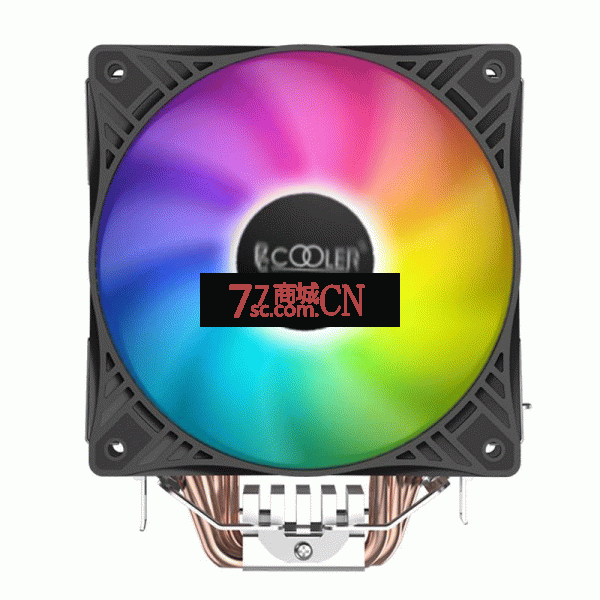 超频三GW400散热器cpu风扇英特尔1151/1200通用AM4风冷4pin温控四铜管