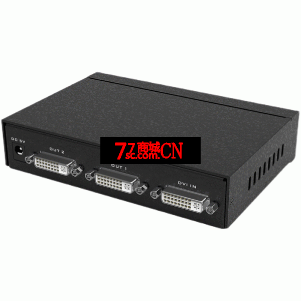 迈拓 MT-DV2H 1进2出DVI分配器一分二分屏器一拖二多屏幕同步显示