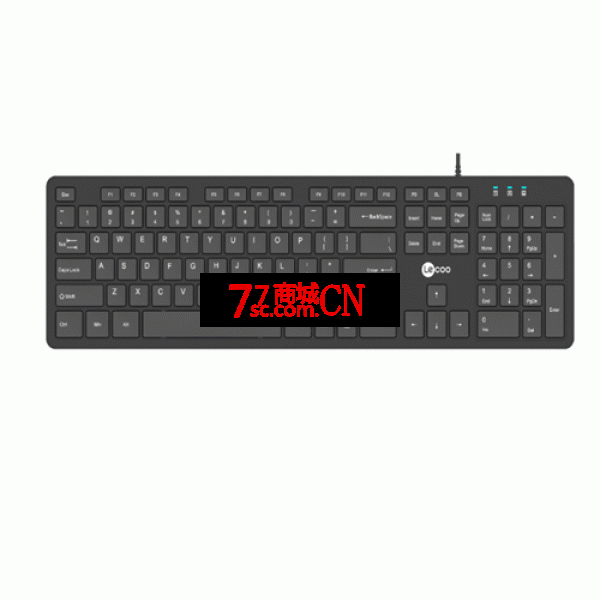 联想（来酷）KB102巧克力键帽有线商务键盘 笔记本台式电脑家用办公游戏专用键盘