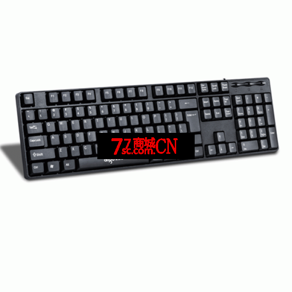 爱国者 W921 有线商务键盘 黑色 笔记本台式电脑家用办公游戏