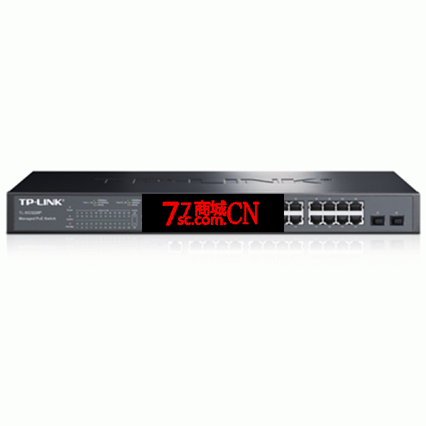 TP-LINK 24口全千兆网管PoE交换机 TL-SG3226P 24口全千兆网管PoE交换机（24电+2光）