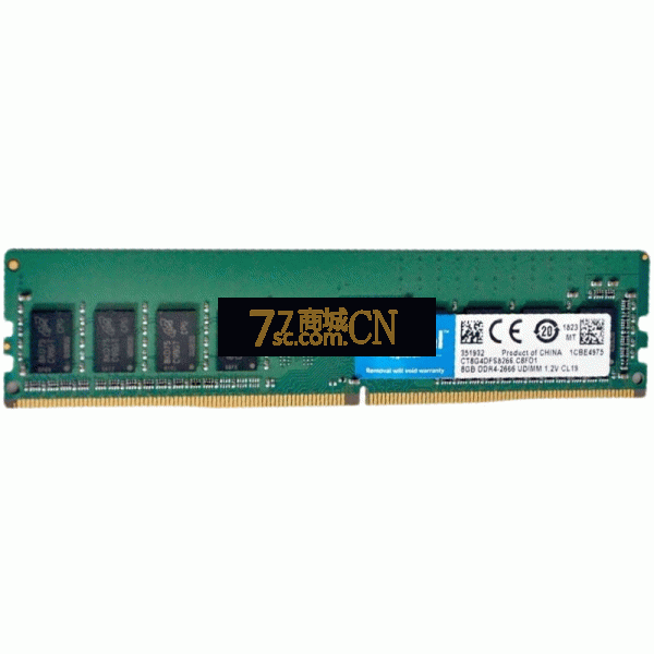 英睿达CRUCIAL/镁光原装DDR4 8G-2666四代台式机内存 终身质保