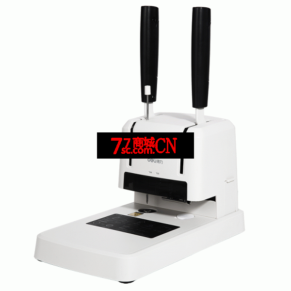 得力财务凭证装订机3878S会计打孔线装手动小型自动简易热熔胶铆管文件标书档案记账本胶装机3888升级款