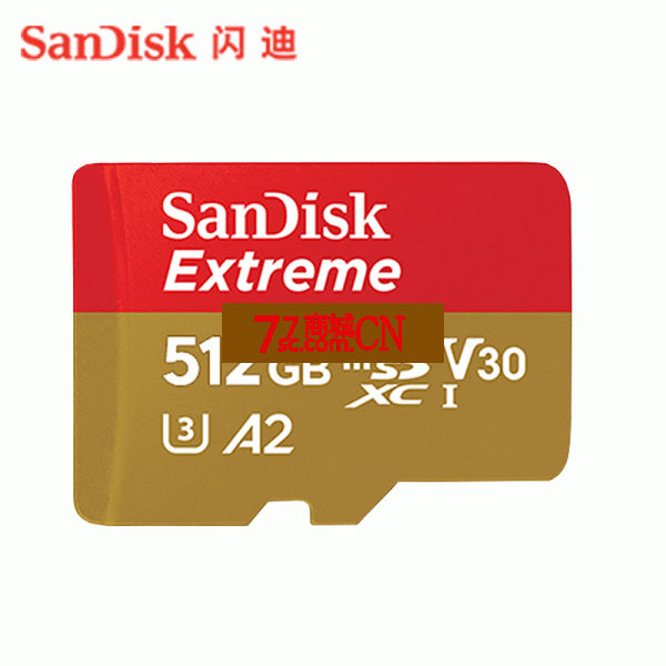 闪迪sd卡512g内存卡 全新A2性能190MB/s高速无人机gopro相机手机switch行车记录仪tf卡512g存储卡高清4K拍摄SDSQXA1