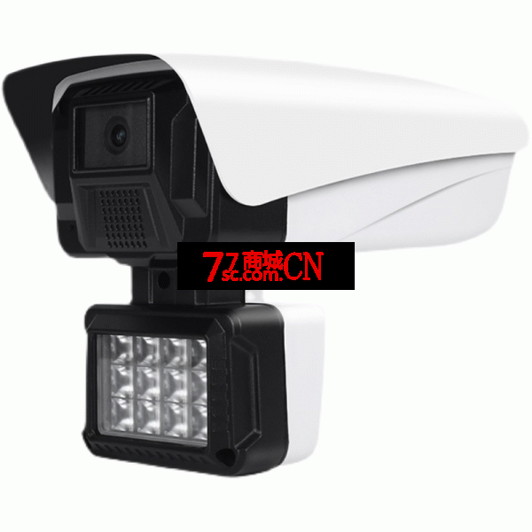 天鹰 天视通400万高清智能双光源全彩区域警戒摄像头报警4MP监控摄像头机