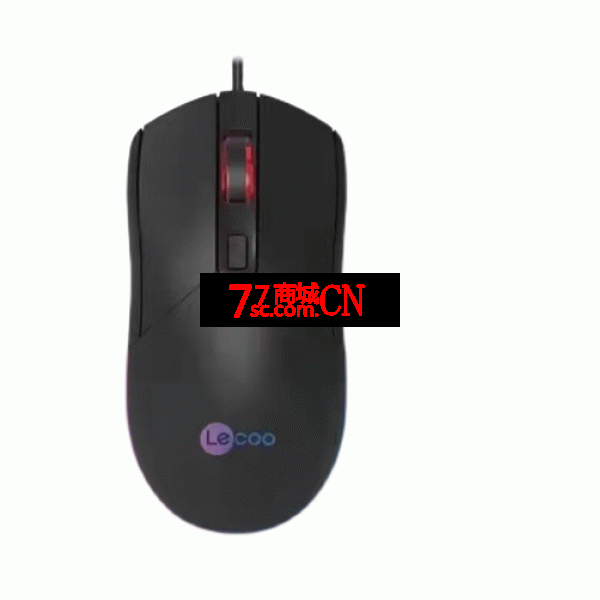 联想（来酷）MS120有线光电商务办公鼠标 USB光学游戏笔记本台式电脑通用