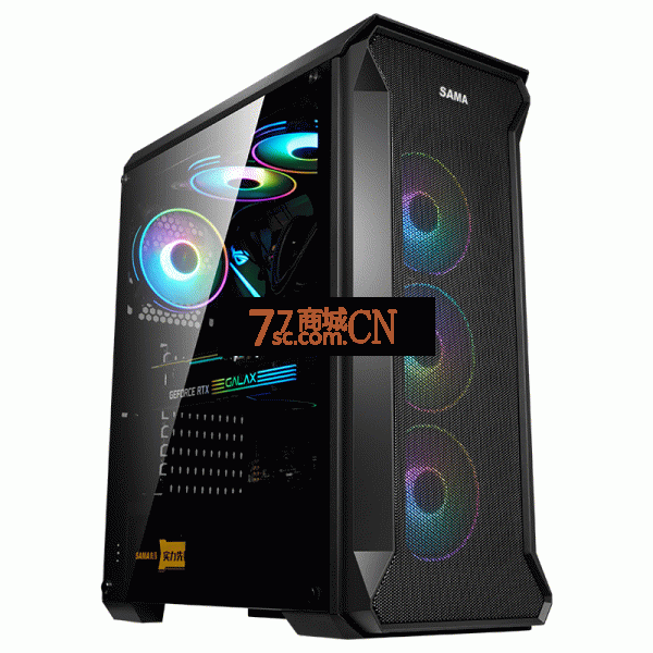 先马坦克3台式主机E-ATX玻璃侧透水冷大机箱服务器DIY电脑机箱