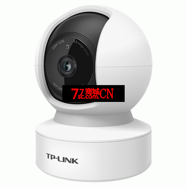 TP-LINK TL-IPC43CA 全彩远程旋转300万无线网络摄像头家用监控器
