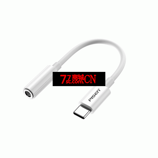 品胜typec耳机转接头圆头typc安卓3.5mm转换器线适用华为荣耀小米 长度13CM