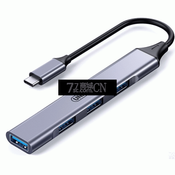 优越者 Type-c转USB3.0分线器 HUB集线器 高速4口扩展坞 H204B